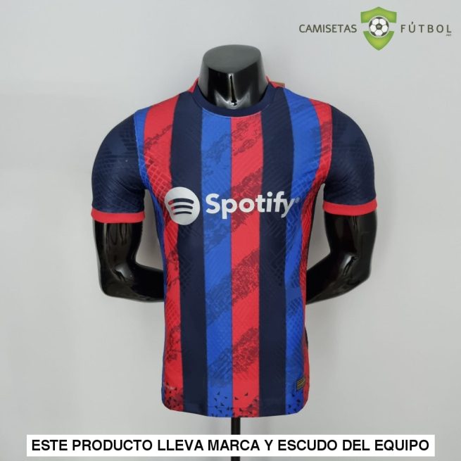 Camiseta Barcelona 22-23, Edicion Especial Rojo Azul (Player Version)