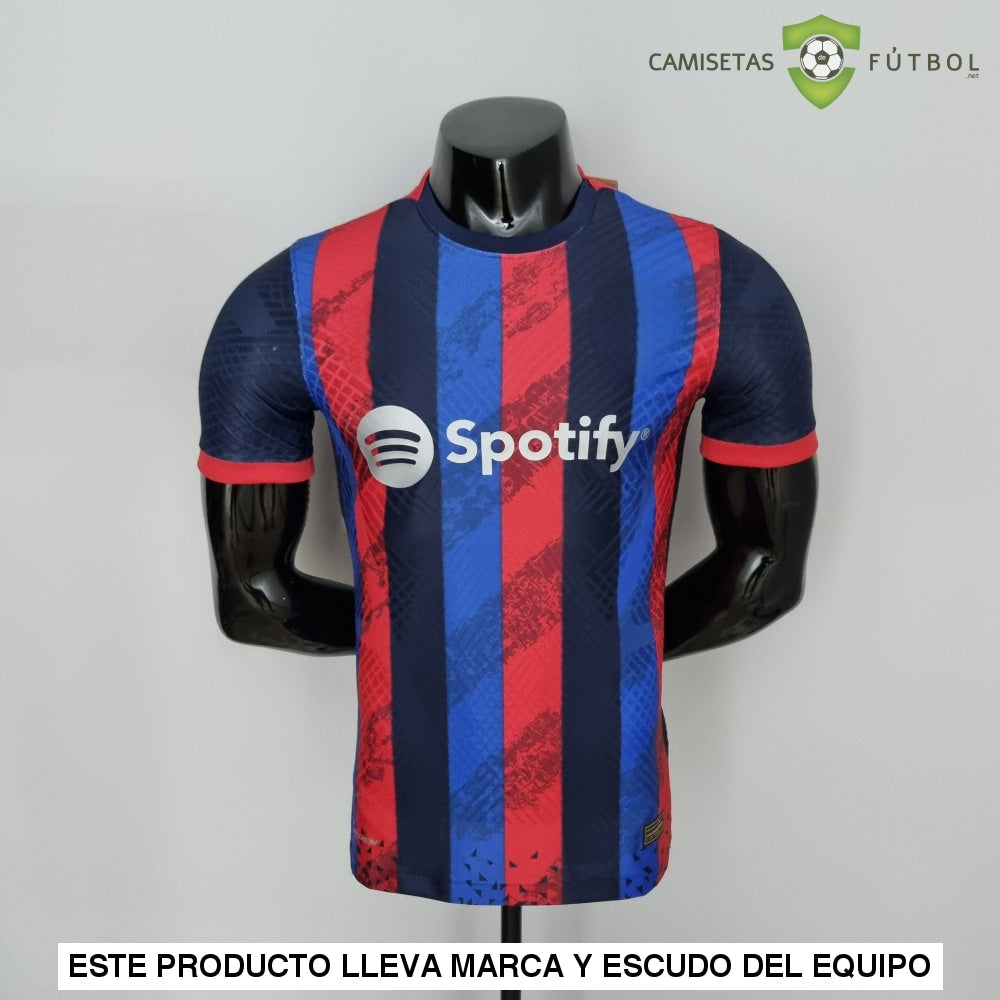 Camiseta Barcelona 22-23, Edicion Especial Rojo Azul (Player Version)