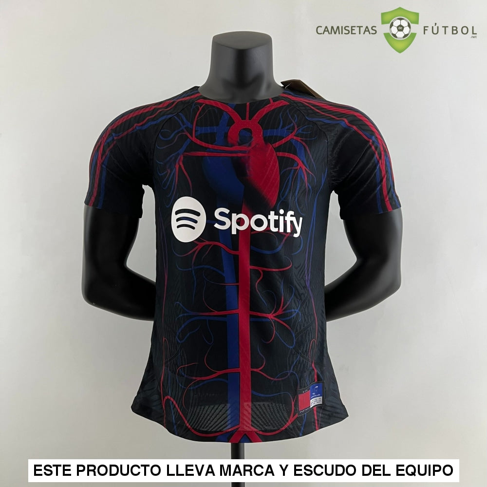 Camiseta Barcelona 23-24, Pre-Partido Patta Coraz??n (Player Version)