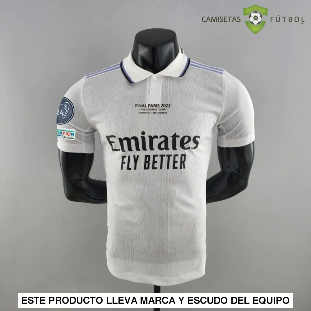 Camiseta Real Madrid 22-23, Edicion Conmemorativa Champions (Player Version)