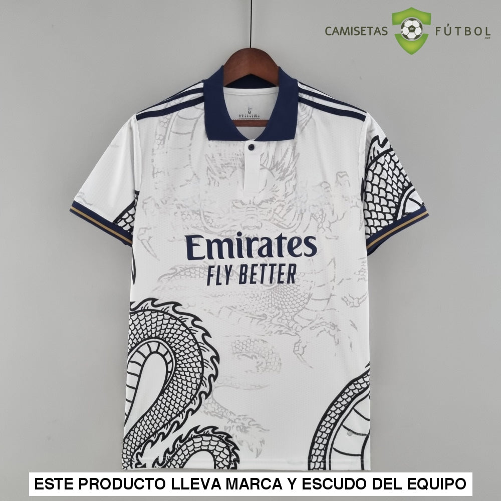 Camiseta Real Madrid 22-23, Edicion Especial Drag??n Blanco