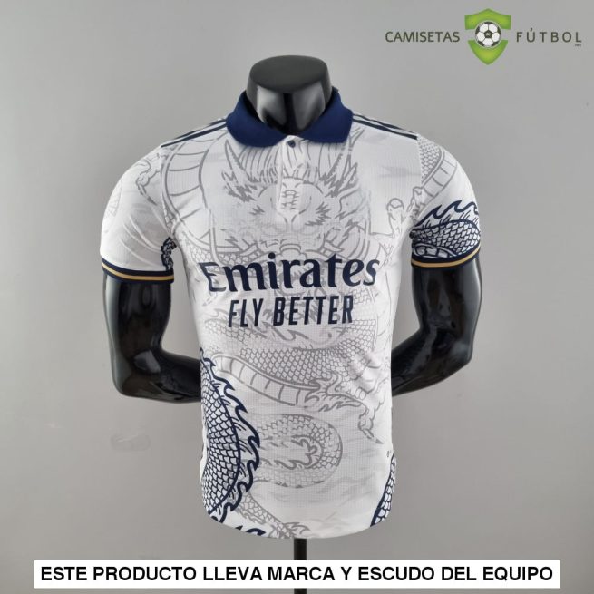 Camiseta Real Madrid 22-23, Edicion Especial Drag??n Blanco (Player Version)
