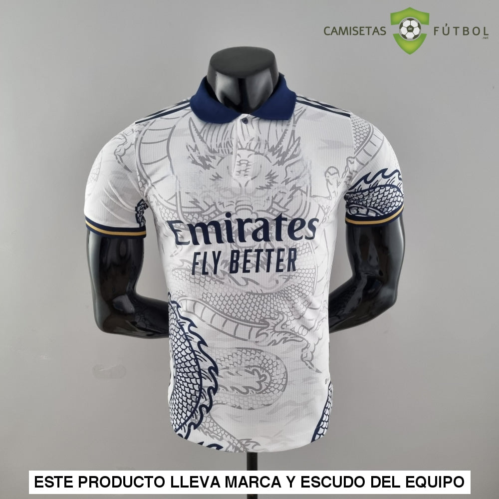 Camiseta Real Madrid 22-23, Edicion Especial Drag??n Blanco (Player Version)